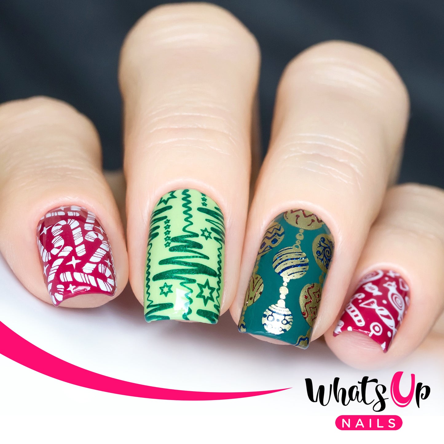 Whats Up Nails - Stamping Plate - Sweater Weather