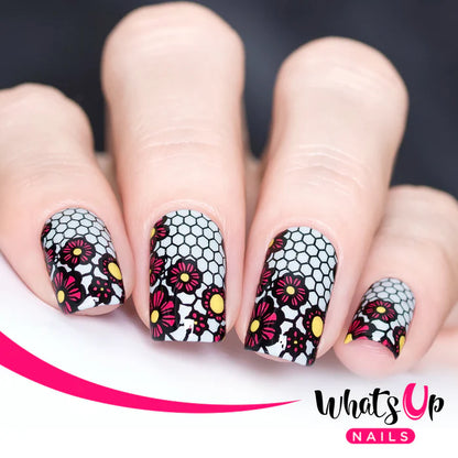 Whats Up Nails - Stamping Plate - Seductive Lace