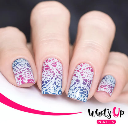 Whats Up Nails - Stamping Plate - Seductive Lace
