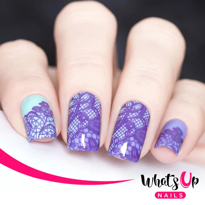 Whats Up Nails - Stamping Plate - Seductive Lace
