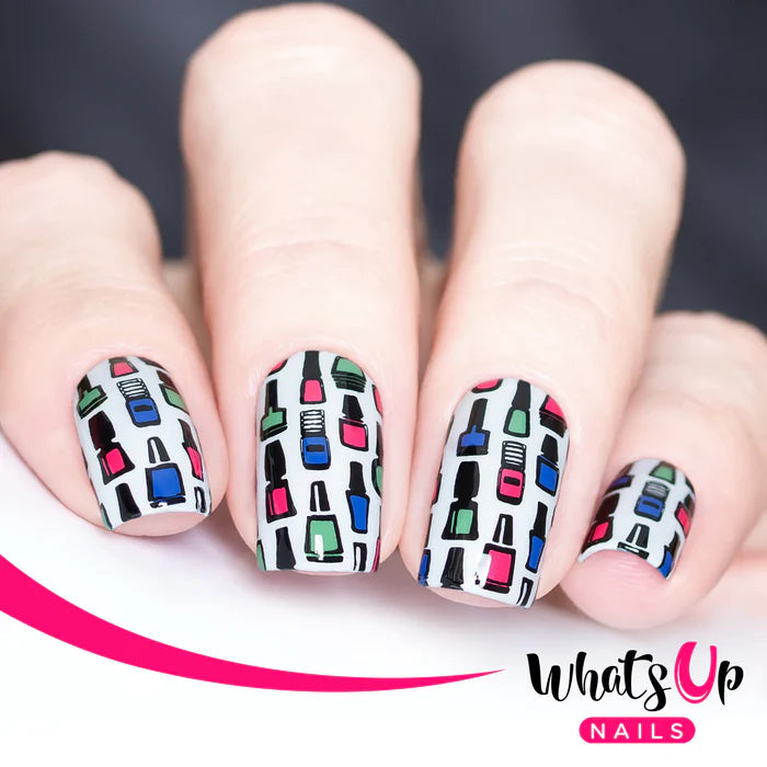 Whats Up Nails - Stamping Plate - A  Lá Mode