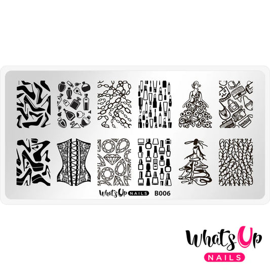 Whats Up Nails - Stamping Plate - A  Lá Mode