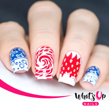 Whats Up Nails - Stamping Plate - Sugar High