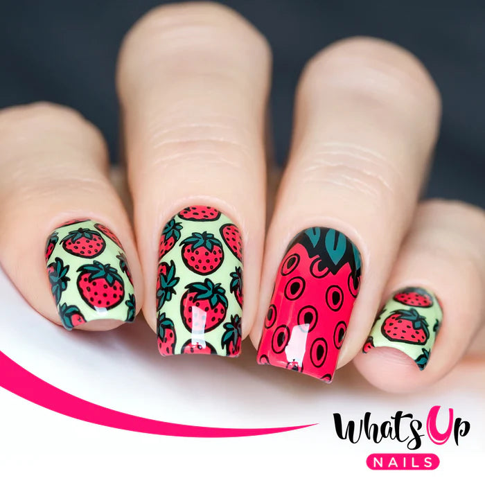 Whats Up Nails - Stamping Plate - Summer Seeds