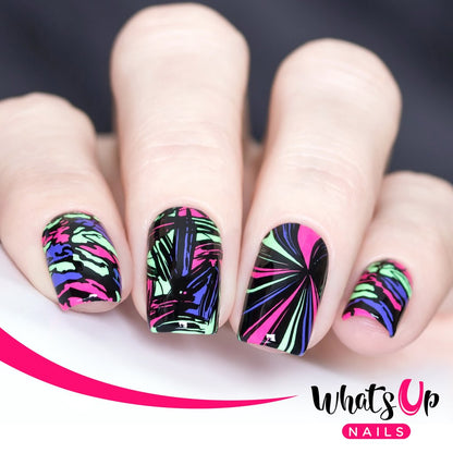 Whats Up Nails - Stamping Plate - Texture Me Nature