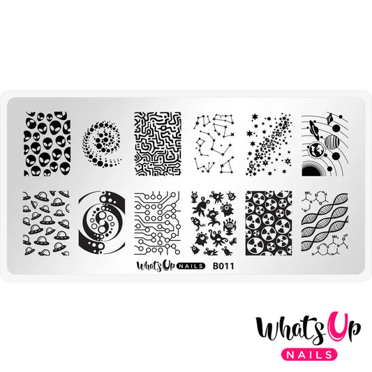 Whats Up Nails - Stamping Plate - Intergalactic Encounters