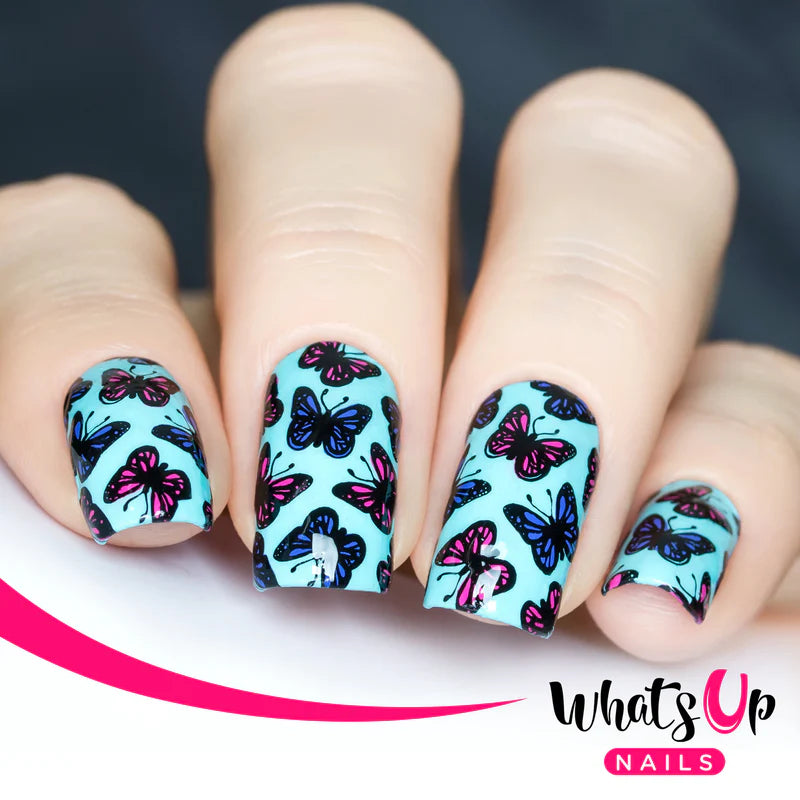 Whats Up Nails - Stamping Plate - Magical Playground