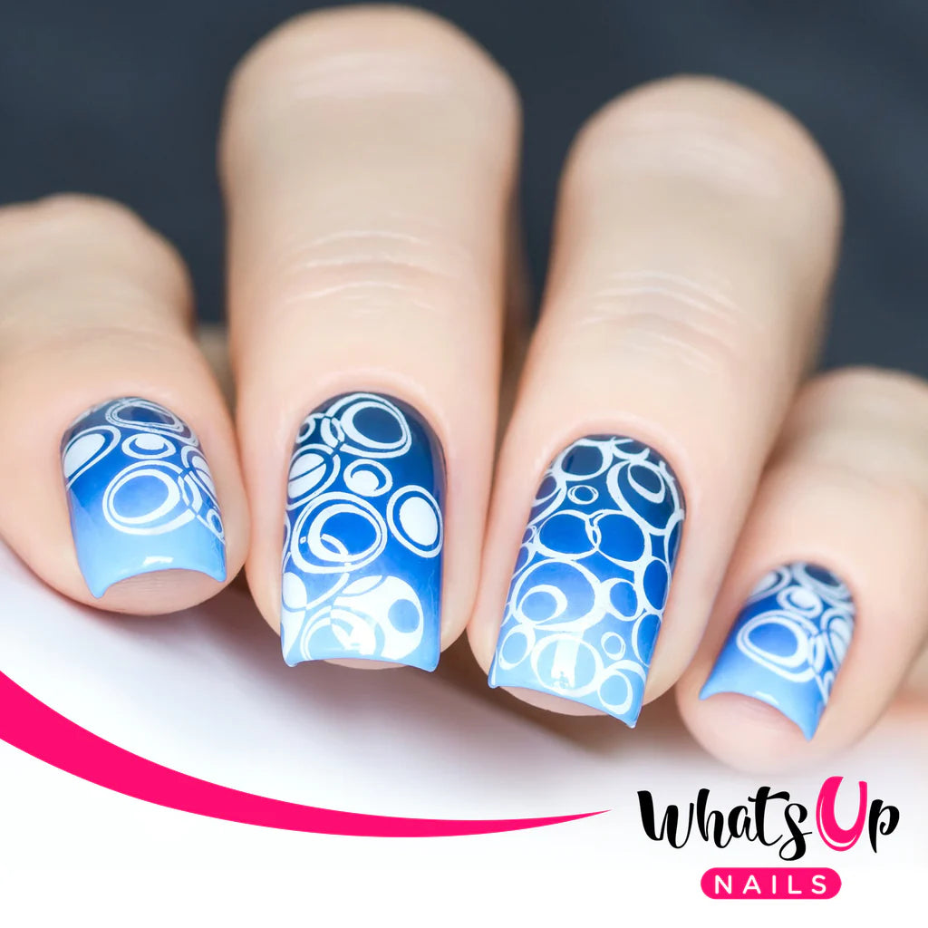 Whats Up Nails - Stamping Plate - Geo-Radical