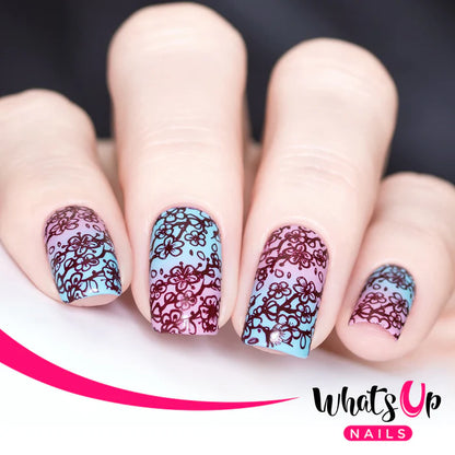 Whats Up Nails - Stamping Plate - Spring Elation