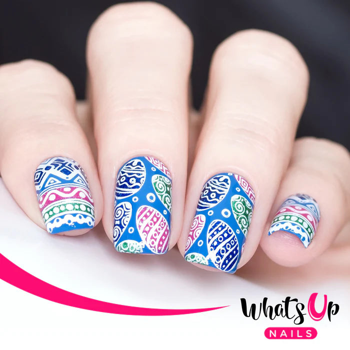 Whats Up Nails - Stamping Plate - Spring Elation