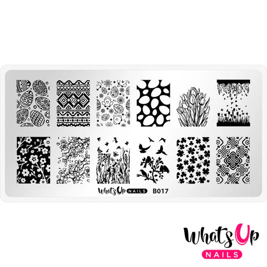 Whats Up Nails - Stamping Plate - Spring Elation