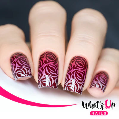 Whats Up Nails - Stamping Plate - Fields of Flowers