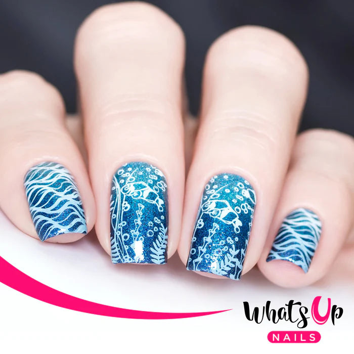 Whats Up Nails - Stamping Plate - Take Me to the Sea