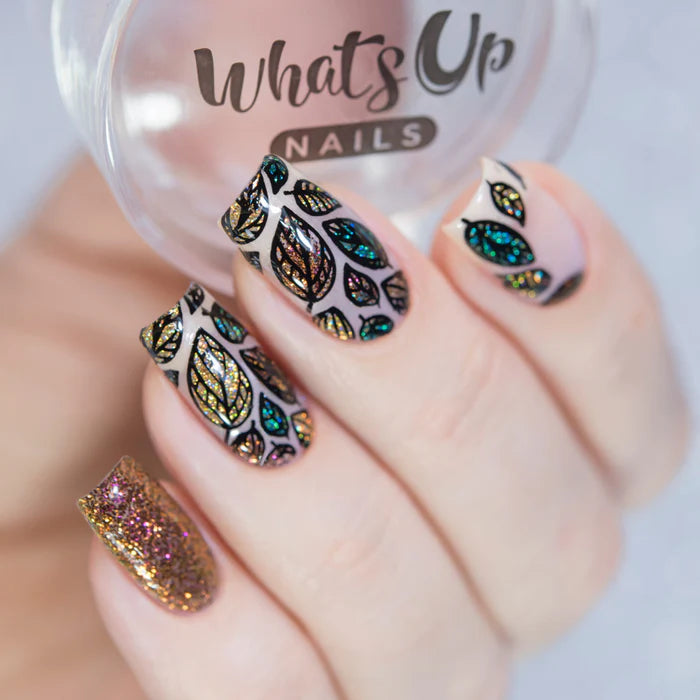 Whats Up Nails - Stamping Plate - Autumn Tales