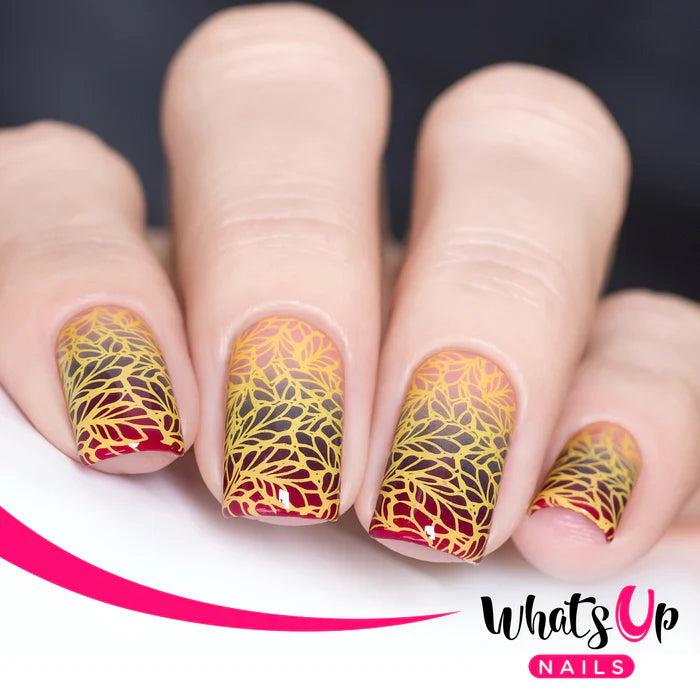 Whats Up Nails - Stamping Plate - Autumn Tales