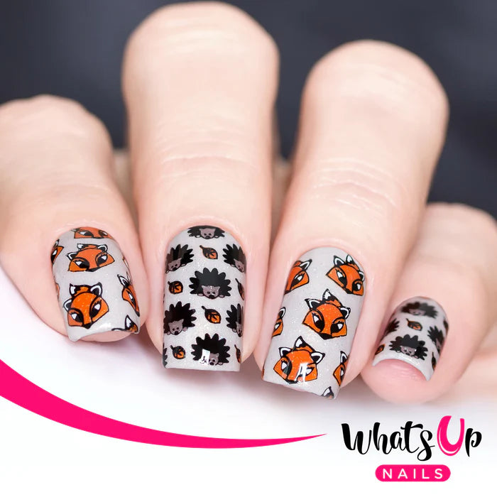 Whats Up Nails - Stamping Plate - Autumn Tales