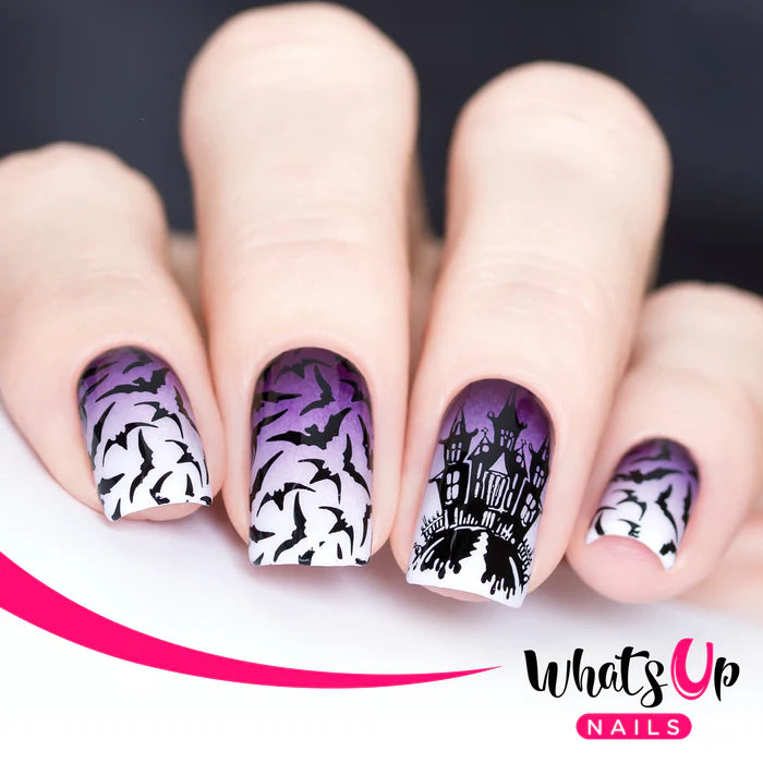 Whats Up Nails - Stamping Plate - Creepin it Real