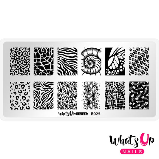 Whats Up Nails - Stamping Plate - Animalistic Nature