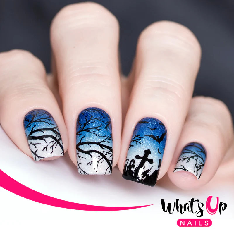 Whats Up Nails - Stamping Plate - Gothic Affection