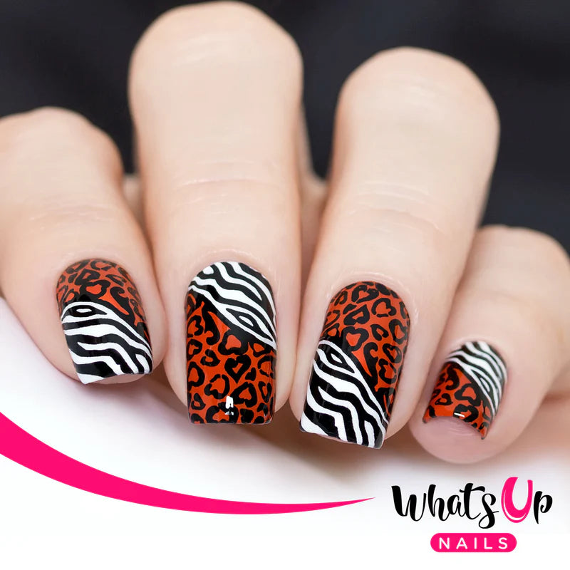 Whats Up Nails - Stamping Plate - Safari Ride