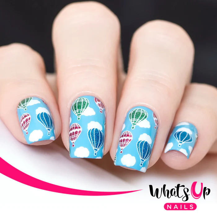 Whats Up Nails - Stamping Plate - Head in the Clouds