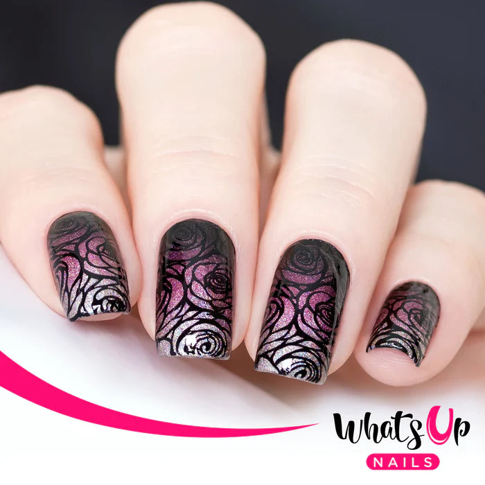 Whats Up Nails - Stamping Plate - From Ground Comes Life