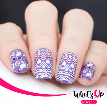 Whats Up Nails - Stamping Plate - Sprung on Spring
