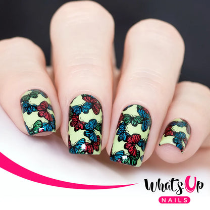 Whats Up Nails - Stamping Plate - Sprung on Spring