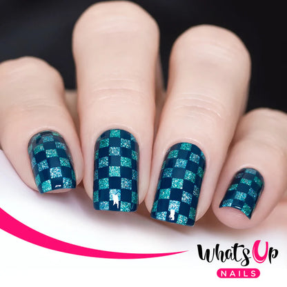 Whats Up Nails - Stamping Plate - Simple Shapes