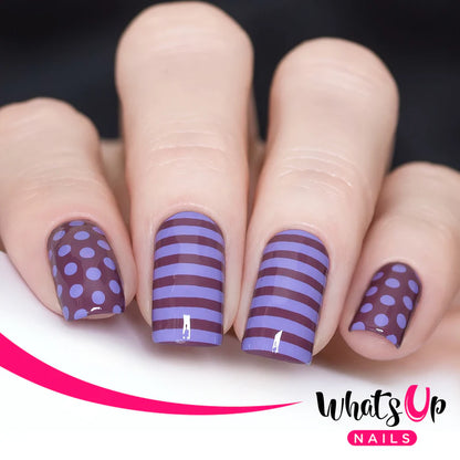Whats Up Nails - Stamping Plate - Simple Shapes