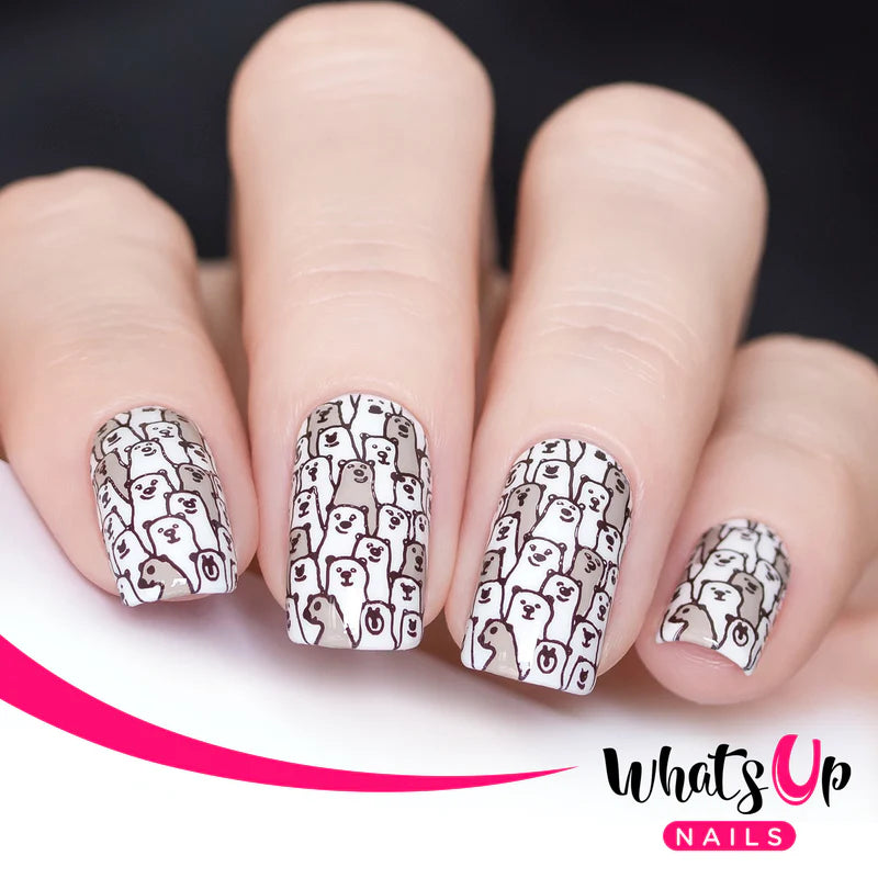 Whats Up Nails - Stamping Plate - Hot Chocolate Season