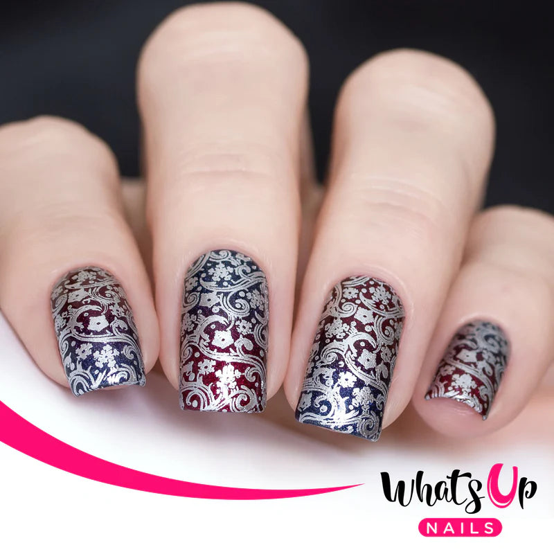 Whats Up Nails - Stamping Plate - Hot Chocolate Season