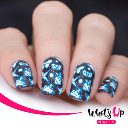 Whats Up Nails - Stamping Plate - I Just Want Sushi