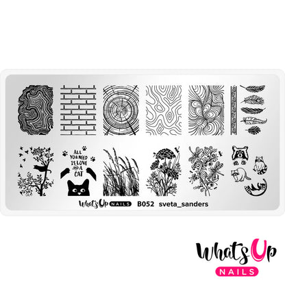 Whats Up Nails - Stamping Plate - Sveta Sanders