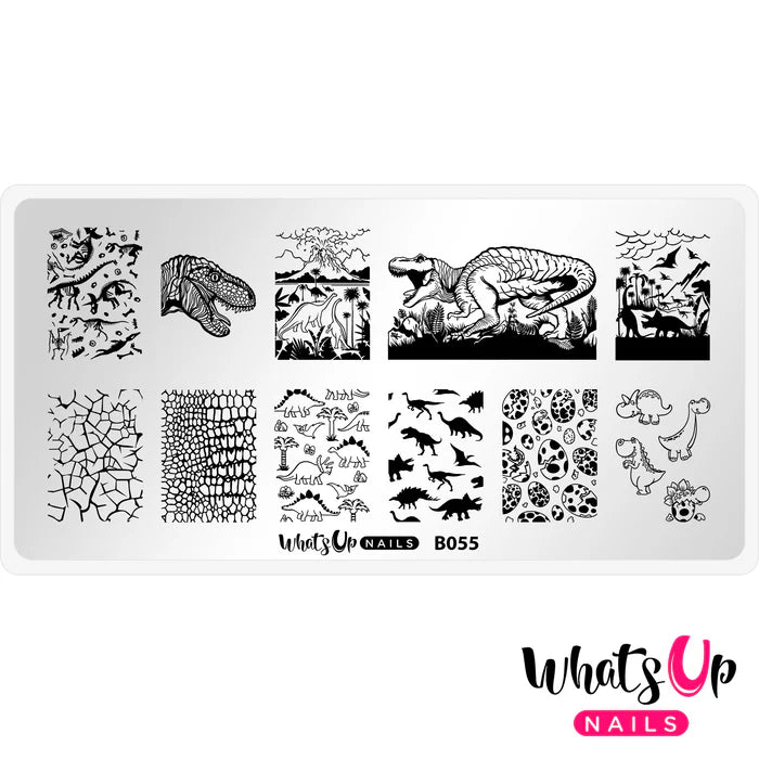 Whats Up Nails - Stamping Plate - Stampasaurus