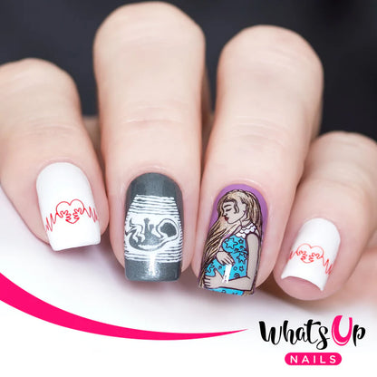 Whats Up Nails - Stamping Plate - The Gift of Life