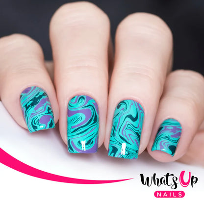 Whats Up Nails - Stamping Plate - Thirsty Texture