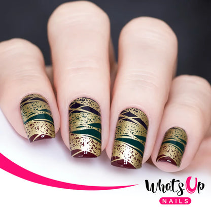Whats Up Nails - Stamping Plate - Thirsty Texture