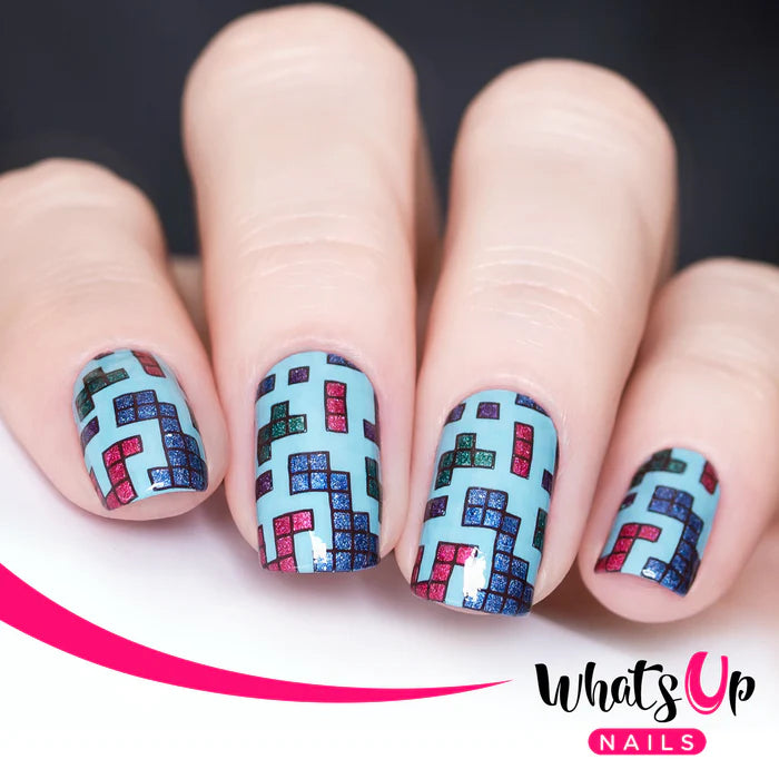 Whats Up Nails - Stamping Plate - Never Lose Control