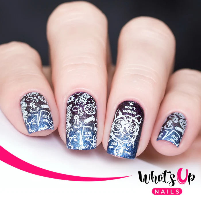 Whats Up Nails - Stamping Plate - Never Lose Control