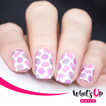 Whats Up Nails - Stamping Plate - Wake Wakey Eggs and Bakey
