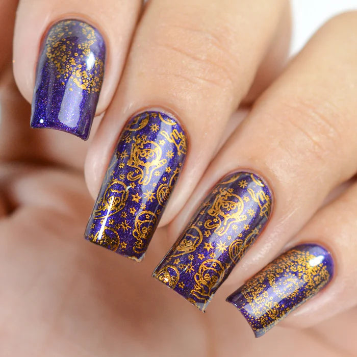 Whats Up Nails - Stamping Plate - Totally Spaced Out