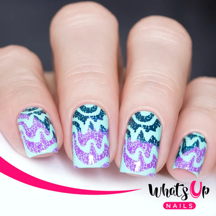 Whats Up Nails - Stamping Plate - Texture Therapy