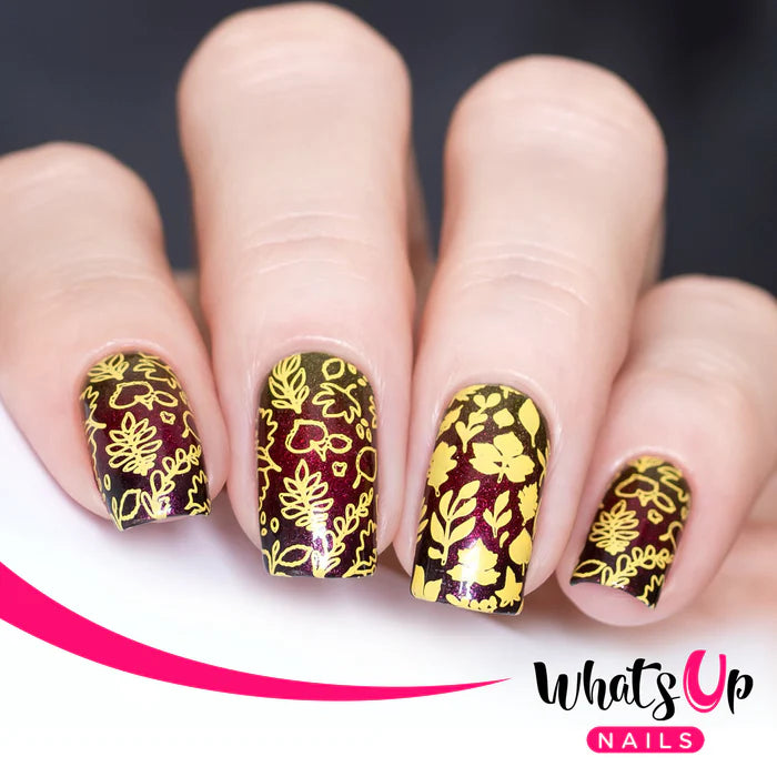 Whats Up Nails - Stamping Plate - The Whole Nine Gourds