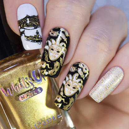 Whats Up Nails - Stamping Plate - Ciao Italia