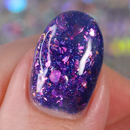 Whats Up Nails - Nail Polish - Early Night (Flash Reflective)