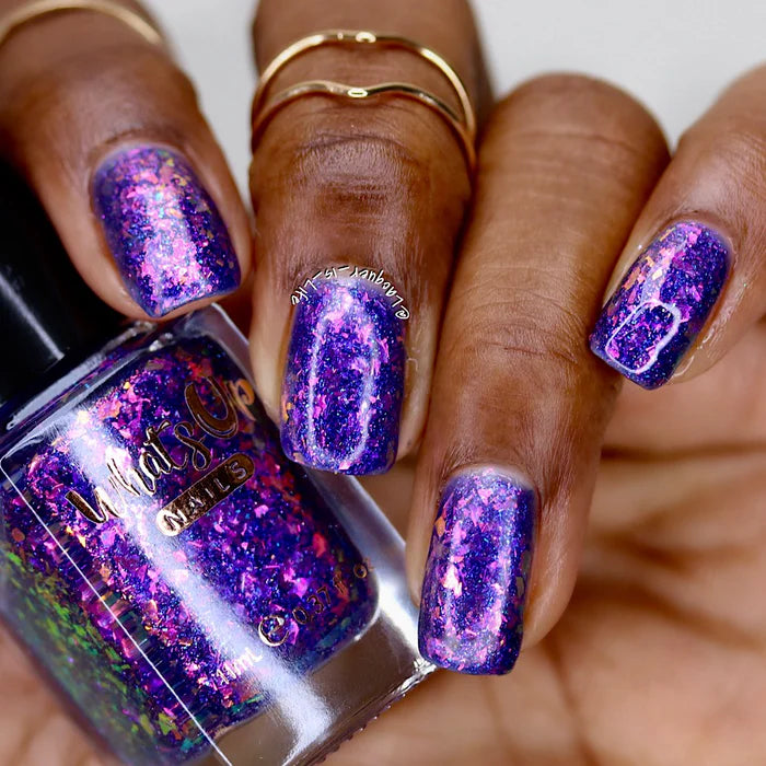 Whats Up Nails - Nail Polish - Early Night (Flash Reflective)