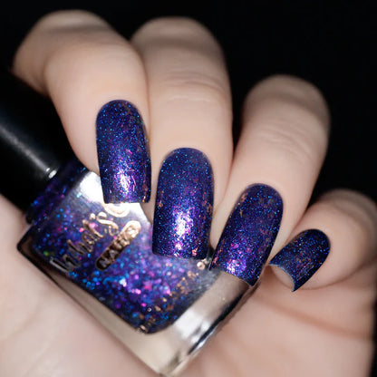 Whats Up Nails - Nail Polish - Early Night (Flash Reflective)