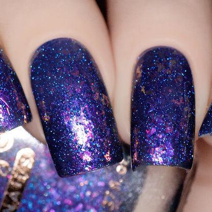 Whats Up Nails - Nail Polish - Early Night (Flash Reflective)
