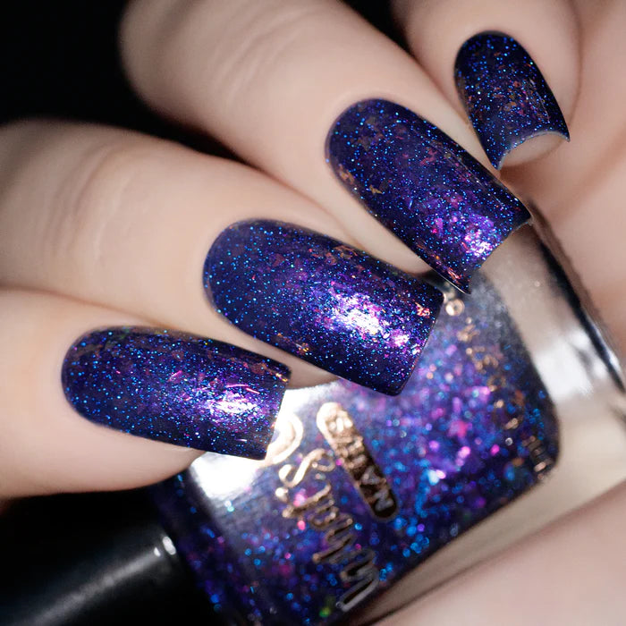 Whats Up Nails - Nail Polish - Early Night (Flash Reflective)